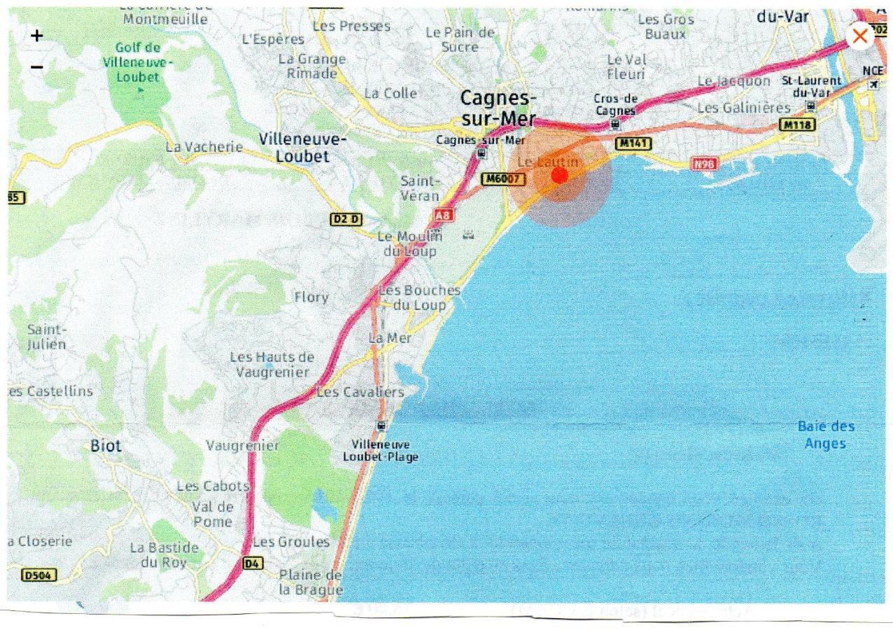 Chambre Chez Particulier Cagnes-sur-Mer Kültér fotó